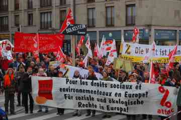 Demo in Strabourg